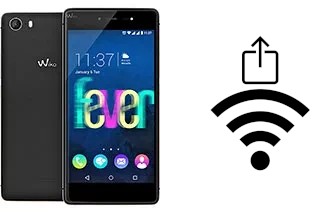 Como gerar um código QR com a senha Wifi em um Wiko Fever 4G