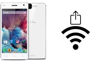 Como gerar um código QR com a senha Wifi em um Wiko Highway