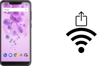 Como gerar um código QR com a senha Wifi em um Wiko View 2 Go