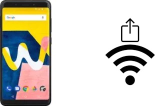 Como gerar um código QR com a senha Wifi em um Wiko View Lite