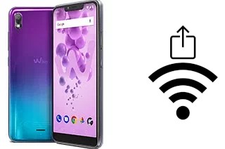 Como gerar um código QR com a senha Wifi em um Wiko View2 Go