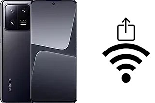 Como gerar um código QR com a senha Wifi em um Xiaomi 13 Pro