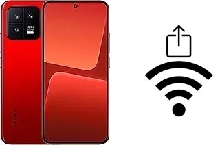 Como gerar um código QR com a senha Wifi em um Xiaomi 13