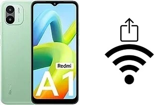 Como gerar um código QR com a senha Wifi em um Xiaomi Redmi A1