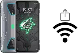 Como gerar um código QR com a senha Wifi em um Xiaomi Black Shark 3 Pro