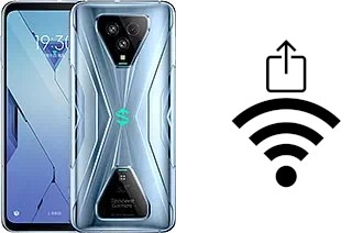 Como gerar um código QR com a senha Wifi em um Xiaomi Black Shark 3S