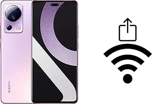 Como gerar um código QR com a senha Wifi em um Xiaomi Civi 2