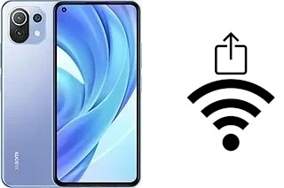 Como gerar um código QR com a senha Wifi em um Xiaomi Mi 11 Lite