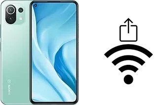 Como gerar um código QR com a senha Wifi em um Xiaomi Mi 11 Lite 5G