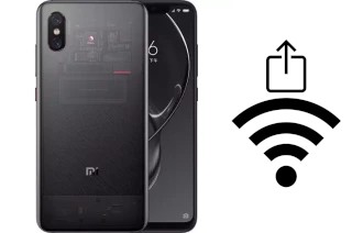 Como gerar um código QR com a senha Wifi em um Xiaomi Mi 8 Explorer Edition