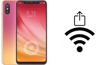 Como gerar um código QR com a senha Wifi em um Xiaomi Mi 8 Pro