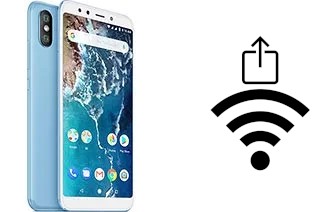 Como gerar um código QR com a senha Wifi em um Xiaomi Mi A2 (Mi 6X)