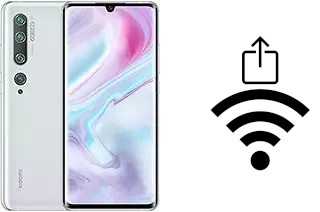 Como gerar um código QR com a senha Wifi em um Xiaomi Mi CC9 Pro