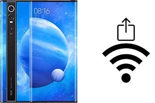 Como gerar um código QR com a senha Wifi em um Xiaomi Mi Mix Alpha