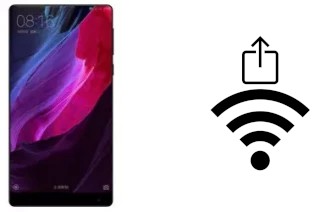 Como gerar um código QR com a senha Wifi em um Xiaomi Mi MIX Exclusive Edition