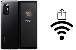 Como gerar um código QR com a senha Wifi em um Xiaomi Mi Mix Fold