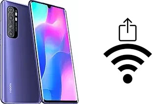 Como gerar um código QR com a senha Wifi em um Xiaomi Mi Note 10 Lite