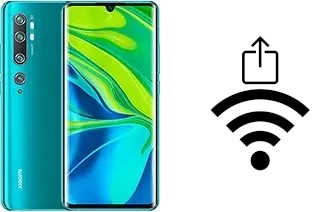 Como gerar um código QR com a senha Wifi em um Xiaomi Mi Note 10