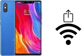 Como gerar um código QR com a senha Wifi em um Xiaomi Mi 8 SE