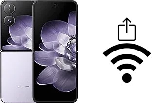 Como gerar um código QR com a senha Wifi em um Xiaomi Mix Flip