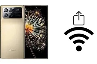 Como gerar um código QR com a senha Wifi em um Xiaomi Mix Fold 3