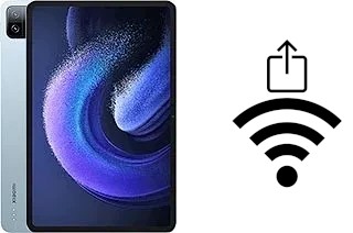 Como gerar um código QR com a senha Wifi em um Xiaomi Pad 6