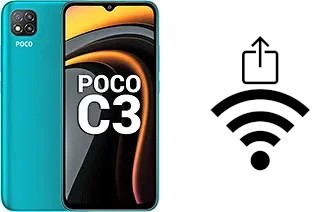 Como gerar um código QR com a senha Wifi em um Xiaomi Poco C3