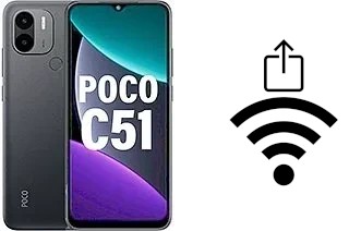 Como gerar um código QR com a senha Wifi em um Xiaomi Poco C51