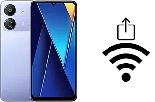 Como gerar um código QR com a senha Wifi em um Xiaomi Poco C65