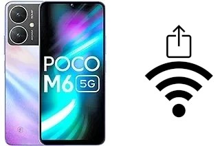 Como gerar um código QR com a senha Wifi em um Xiaomi Poco M6