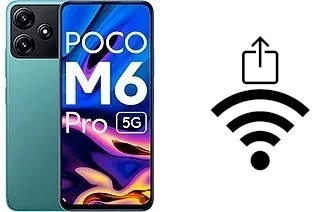 Como gerar um código QR com a senha Wifi em um Xiaomi Poco M6 Pro