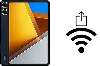 Como gerar um código QR com a senha Wifi em um Xiaomi Poco Pad