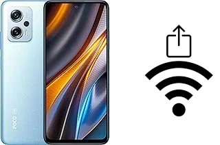 Como gerar um código QR com a senha Wifi em um Xiaomi Poco X4 GT