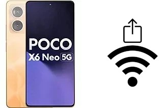 Como gerar um código QR com a senha Wifi em um Xiaomi Poco X6 Neo