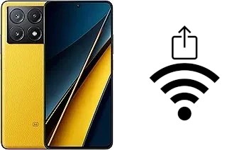 Como gerar um código QR com a senha Wifi em um Xiaomi Poco X6 Pro