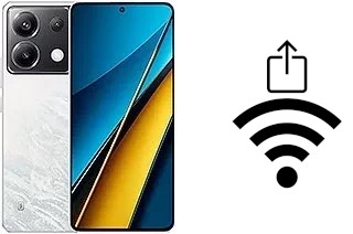 Como gerar um código QR com a senha Wifi em um Xiaomi Poco X6