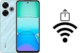 Como gerar um código QR com a senha Wifi em um Xiaomi Redmi 13