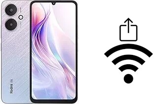 Como gerar um código QR com a senha Wifi em um Xiaomi Redmi 13C 5G