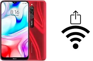 Como gerar um código QR com a senha Wifi em um Xiaomi Redmi 8