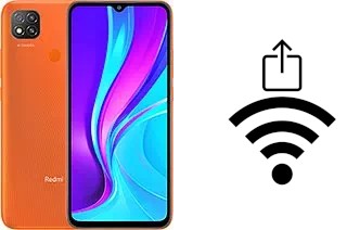 Como gerar um código QR com a senha Wifi em um Xiaomi Redmi 9 (India)