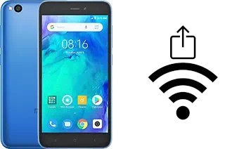 Como gerar um código QR com a senha Wifi em um Xiaomi Redmi Go