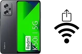 Como gerar um código QR com a senha Wifi em um Xiaomi Redmi K50i