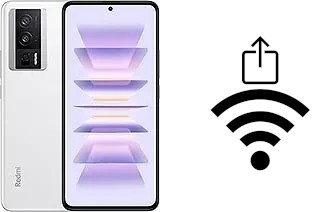 Como gerar um código QR com a senha Wifi em um Xiaomi Redmi K60 Pro