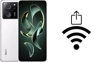 Como gerar um código QR com a senha Wifi em um Xiaomi Redmi K60 Ultra