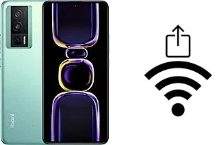 Como gerar um código QR com a senha Wifi em um Xiaomi Redmi K60