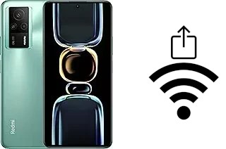 Como gerar um código QR com a senha Wifi em um Xiaomi Redmi K60E