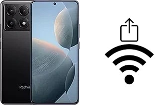 Como gerar um código QR com a senha Wifi em um Xiaomi Redmi K70E