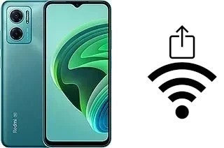 Como gerar um código QR com a senha Wifi em um Xiaomi Redmi Note 11E