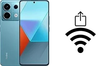 Como gerar um código QR com a senha Wifi em um Xiaomi Redmi Note 13 Pro