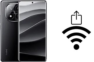 Como gerar um código QR com a senha Wifi em um Xiaomi Redmi Note 14 Pro+